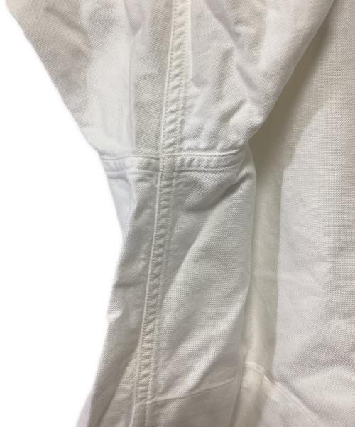 DANTON（ダントン）DANTON (ダントン) 丸襟プルオーバーシャツ ホワイト サイズ:36の古着・服飾アイテム