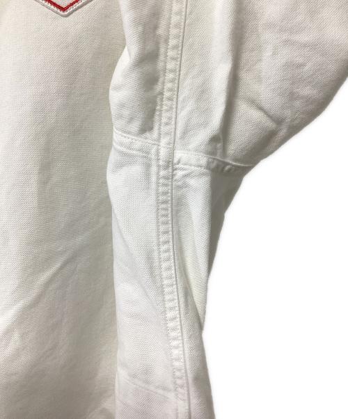 DANTON（ダントン）DANTON (ダントン) 丸襟プルオーバーシャツ ホワイト サイズ:36の古着・服飾アイテム