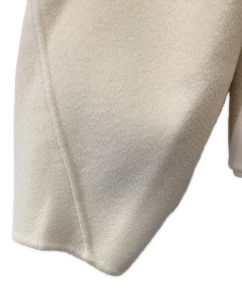 LOHEN（ローヘン）LOHEN (ローヘン) バックフォルムリバーZIPブルゾンコート アイボリー サイズ:38の古着・服飾アイテム