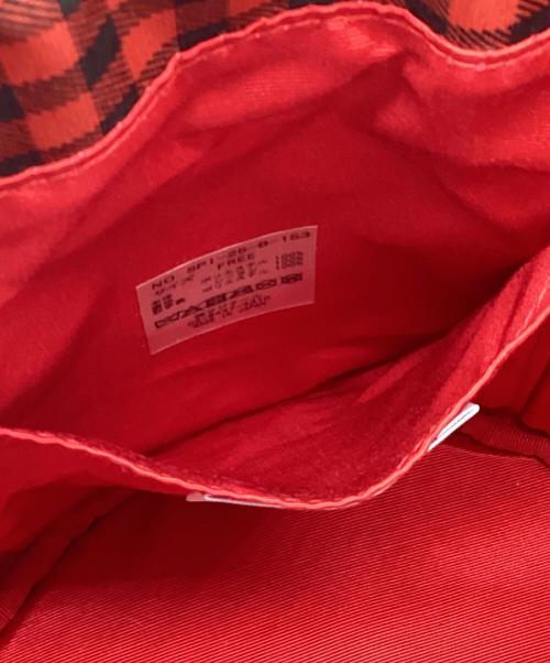 setsuko sagittaire（セツコセジテール）setsuko sagittaire (セツコセジテール) ピクニックバッグ レッド×ブラックの古着・服飾アイテム