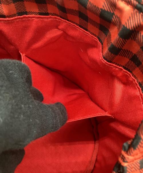 setsuko sagittaire（セツコセジテール）setsuko sagittaire (セツコセジテール) ピクニックバッグ レッド×ブラックの古着・服飾アイテム