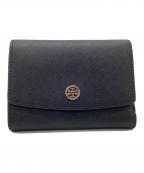TORY BURCHトリーバーチ）の古着「3つ折り財布」｜ブラック