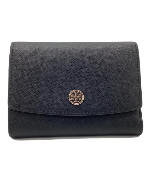 TORY BURCH（トリーバーチ）TORY BURCH (トリーバーチ) 3つ折り財布 ブラックの古着・服飾アイテム