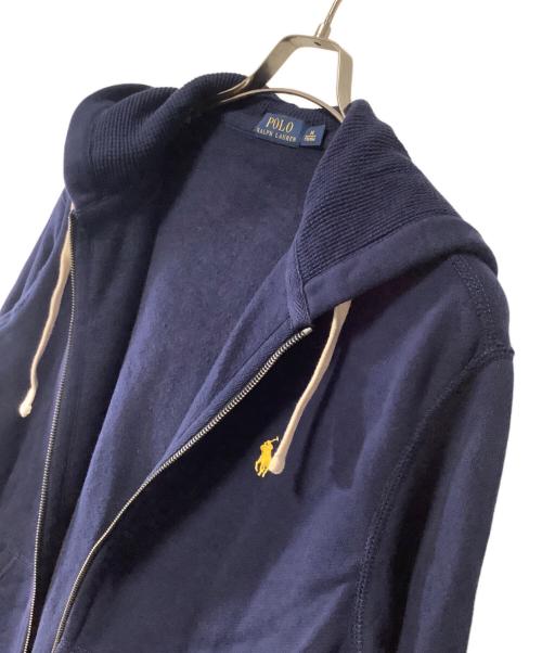 POLO RALPH LAUREN（ポロ・ラルフローレン）POLO RALPH LAUREN (ポロ・ラルフローレン) ジップパーカー ネイビー サイズ:Mの古着・服飾アイテム