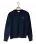 LACOSTE（ラコステ）の古着「クルーネックスウェット」｜ネイビー