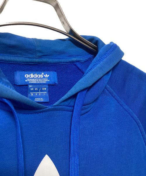 adidas（アディダス）adidas (アディダス) パーカー ブルー サイズ:Lの古着・服飾アイテム