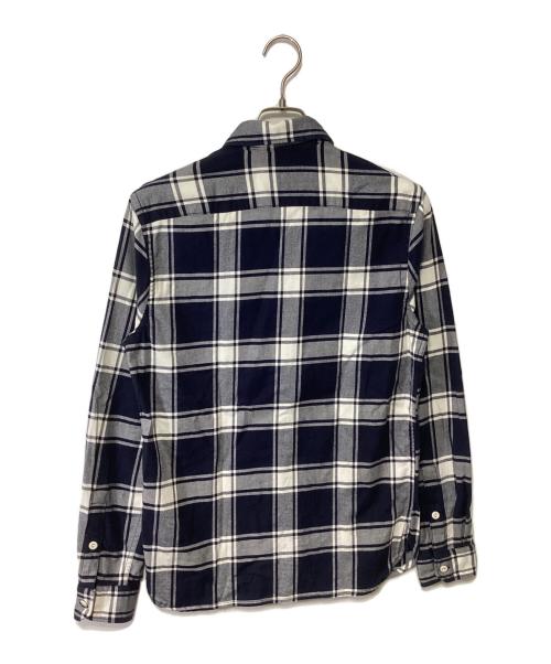 LEVI'S（リーバイス）LEVI'S (リーバイス) 長袖シャツ ネイビー×ホワイト サイズ:Sの古着・服飾アイテム