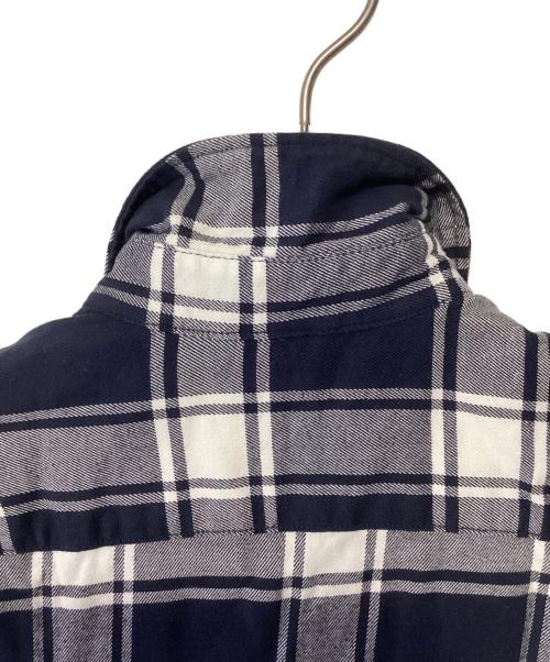 LEVI'S（リーバイス）LEVI'S (リーバイス) 長袖シャツ ネイビー×ホワイト サイズ:Sの古着・服飾アイテム