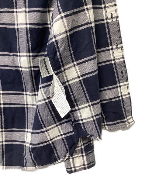 LEVI'S（リーバイス）LEVI'S (リーバイス) 長袖シャツ ネイビー×ホワイト サイズ:Sの古着・服飾アイテム