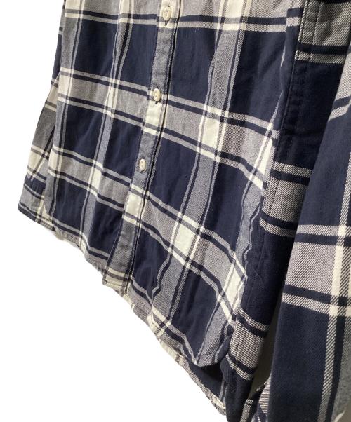 LEVI'S（リーバイス）LEVI'S (リーバイス) 長袖シャツ ネイビー×ホワイト サイズ:Sの古着・服飾アイテム