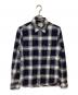 LEVI'S（リーバイス）の古着「長袖シャツ」｜ネイビー×ホワイト