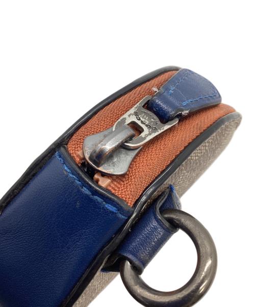 COACH（コーチ）COACH (コーチ) コインケース ブラウン×ブルーの古着・服飾アイテム