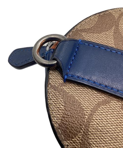 COACH（コーチ）COACH (コーチ) コインケース ブラウン×ブルーの古着・服飾アイテム