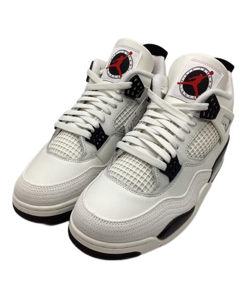 NIKE（ナイキ）NIKE (ナイキ) NIKE AIR JORDAN 4 RETRO OG FLIGHT CLUB ホワイト×ブラック サイズ:28 未使用品の古着・服飾アイテム