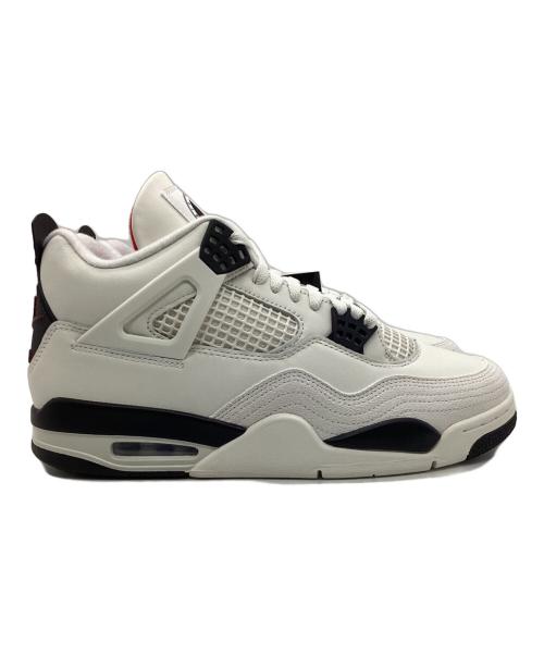 NIKE（ナイキ）NIKE (ナイキ) NIKE AIR JORDAN 4 RETRO OG FLIGHT CLUB ホワイト×ブラック サイズ:28 未使用品の古着・服飾アイテム