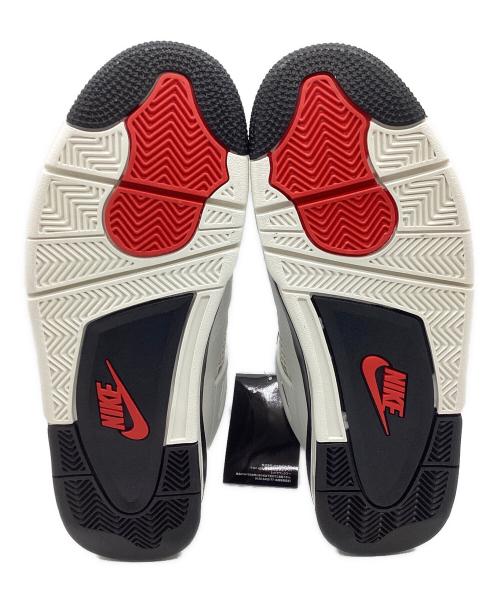NIKE（ナイキ）NIKE (ナイキ) NIKE AIR JORDAN 4 RETRO OG FLIGHT CLUB ホワイト×ブラック サイズ:28 未使用品の古着・服飾アイテム