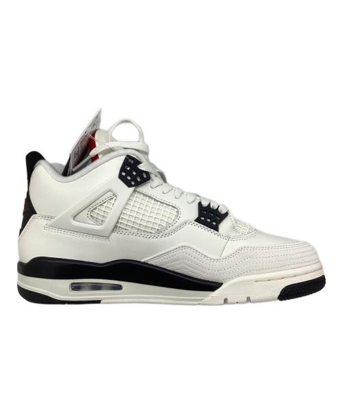 NIKE（ナイキ）NIKE (ナイキ) NIKE AIR JORDAN 4 RETRO OG FLIGHT CLUB ホワイト×ブラック サイズ:28 未使用品の古着・服飾アイテム