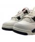 中古・古着 NIKE (ナイキ) NIKE AIR JORDAN 4 RETRO OG FLIGHT CLUB ホワイト×ブラック サイズ:28 未使用品：25000円