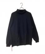 BEAMS JAPANビームスジャパン）の古着「ハイネックスウェット」｜ブラック