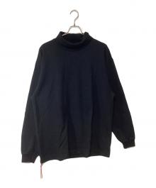 BEAMS JAPAN（ビームスジャパン）の古着「ハイネックスウェット」｜ブラック