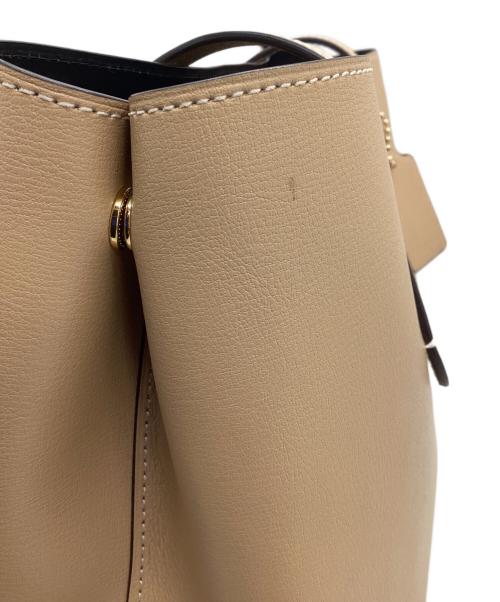 COACH（コーチ）COACH (コーチ) トートバッグ ベージュ×ブラックの古着・服飾アイテム