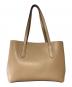 COACH (コーチ) トートバッグ ベージュ×ブラック：12000円