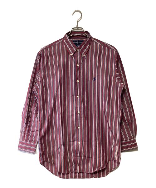 RALPH LAUREN（ラルフローレン）RALPH LAUREN (ラルフローレン) 長袖シャツ レッド×ブルー×ホワイト サイズ:Mの古着・服飾アイテム