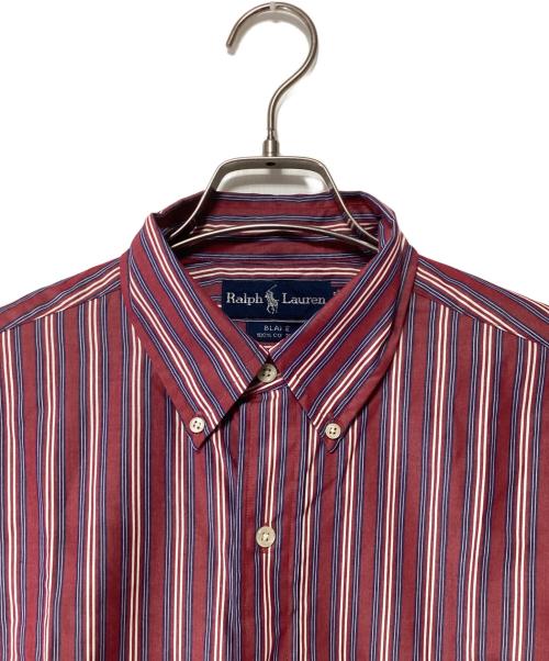 RALPH LAUREN（ラルフローレン）RALPH LAUREN (ラルフローレン) 長袖シャツ レッド×ブルー×ホワイト サイズ:Mの古着・服飾アイテム