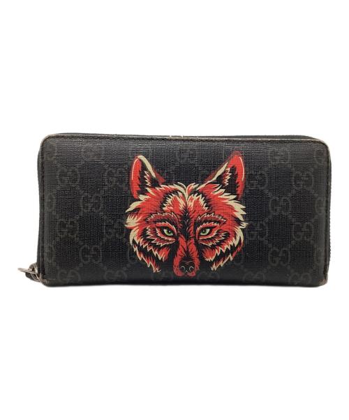 GUCCI（グッチ）GUCCI (グッチ) 長財布 ブラックの古着・服飾アイテム