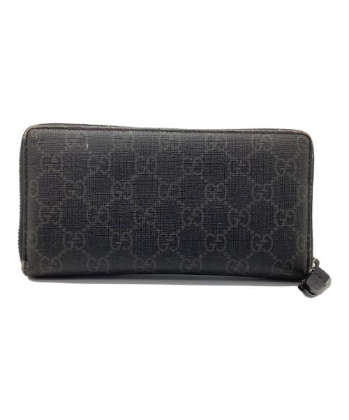 GUCCI（グッチ）GUCCI (グッチ) 長財布 ブラックの古着・服飾アイテム