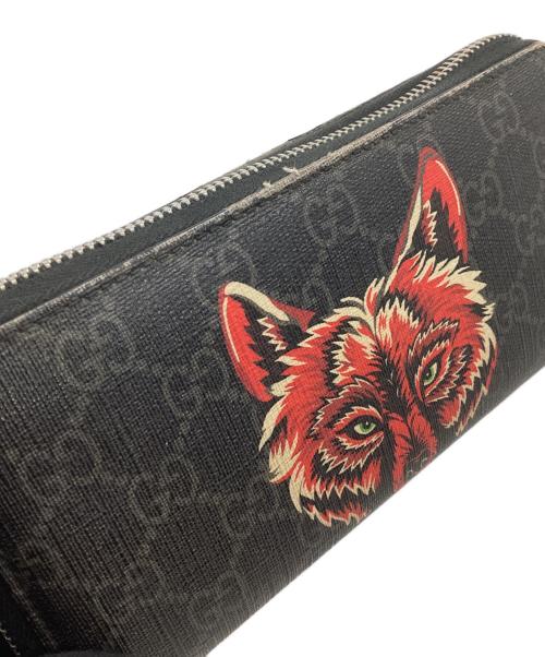 GUCCI（グッチ）GUCCI (グッチ) 長財布 ブラックの古着・服飾アイテム