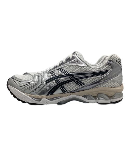 asics（アシックス）asics (アシックス) スニーカー ホワイト×グレー サイズ:28.5の古着・服飾アイテム
