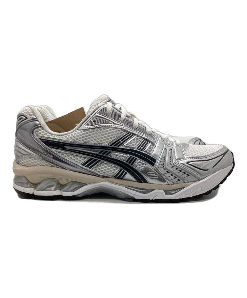 asics（アシックス）asics (アシックス) スニーカー ホワイト×グレー サイズ:28.5の古着・服飾アイテム