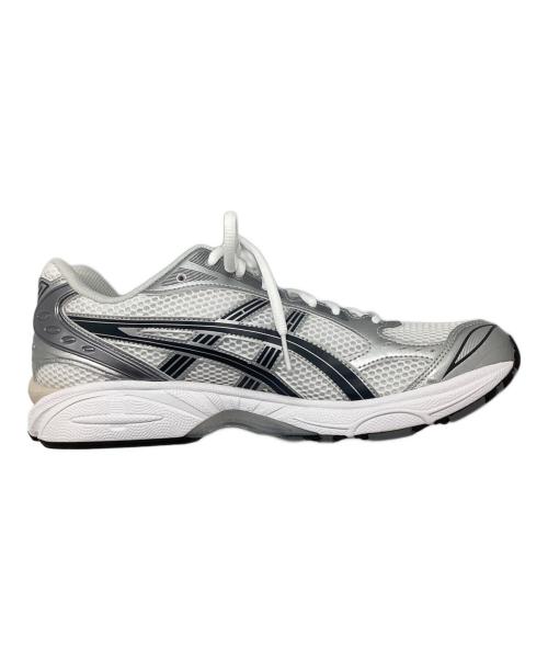 asics（アシックス）asics (アシックス) スニーカー ホワイト×グレー サイズ:28.5の古着・服飾アイテム