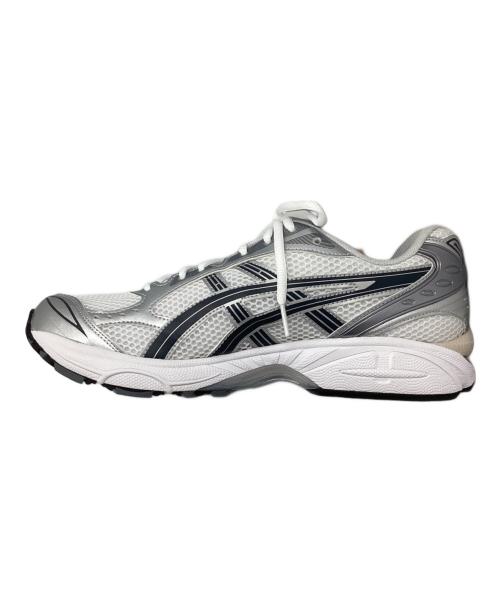 asics（アシックス）asics (アシックス) スニーカー ホワイト×グレー サイズ:28.5の古着・服飾アイテム