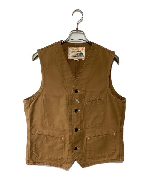 SUGAR CANE（シュガーケーン）SUGAR CANE (シュガーケーン) ベスト ブラウン サイズ:40の古着・服飾アイテム