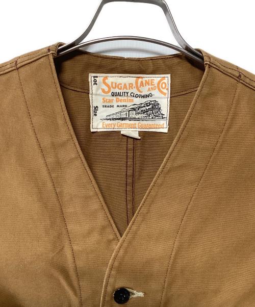 SUGAR CANE（シュガーケーン）SUGAR CANE (シュガーケーン) ベスト ブラウン サイズ:40の古着・服飾アイテム