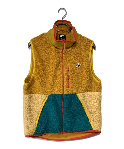 NIKE（ナイキ）NIKE (ナイキ) ボアベスト イエロー サイズ:Lの古着・服飾アイテム