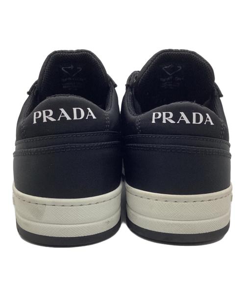 PRADA（プラダ）PRADA (プラダ) ローカットナイロンスニーカー ブラック サイズ:36 1/2の古着・服飾アイテム