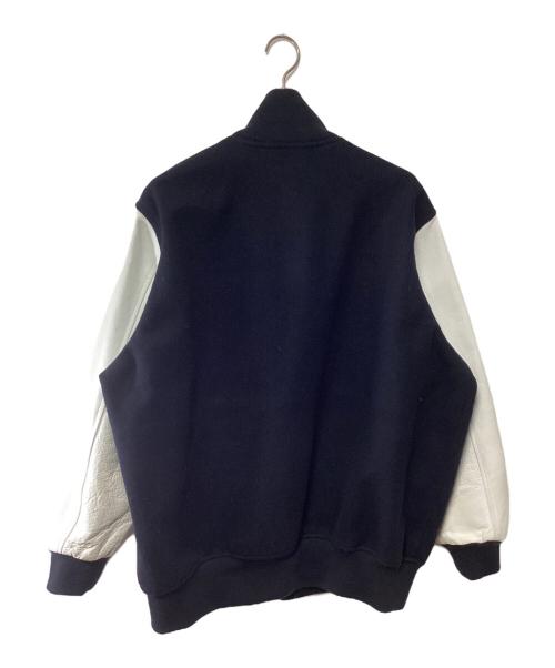 FreshService（フレッシュサービス）FreshService (フレッシュサービス) スタジャン ネイビー サイズ:Lの古着・服飾アイテム