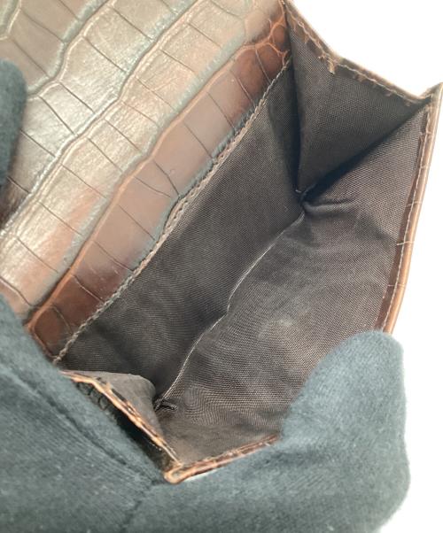 Ferragamo（フェラガモ）Ferragamo (フェラガモ) 3つ折り財布 ブラウンの古着・服飾アイテム