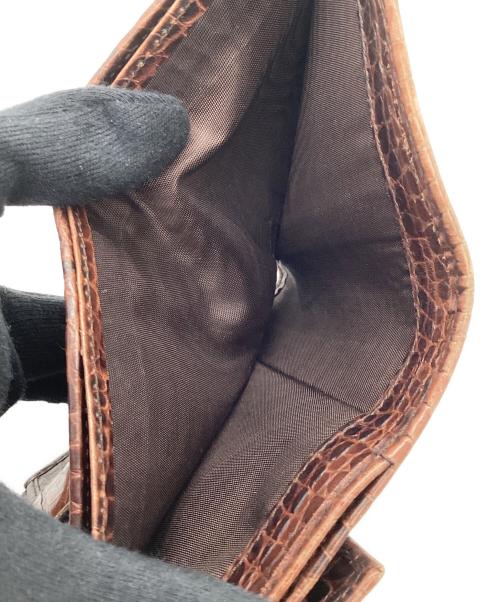 Ferragamo（フェラガモ）Ferragamo (フェラガモ) 3つ折り財布 ブラウンの古着・服飾アイテム