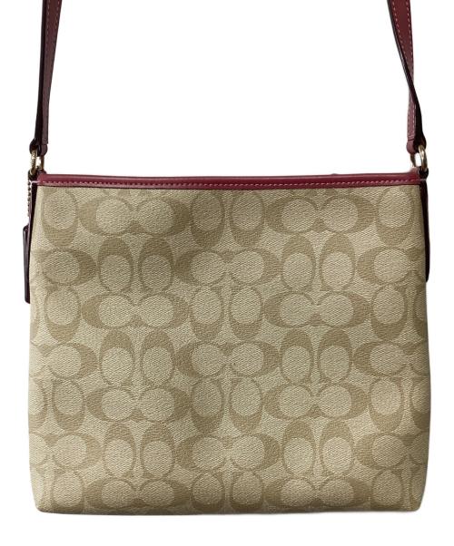 COACH（コーチ）COACH (コーチ) ショルダーバッグ ベージュ×ピンクの古着・服飾アイテム