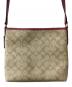 COACH (コーチ) ショルダーバッグ ベージュ×ピンク：8000円