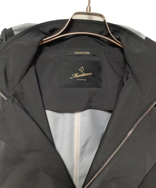MONTECORE（モンテコーレ）MONTECORE (モンテコーレ) フード付コート ブラック サイズ:46の古着・服飾アイテム