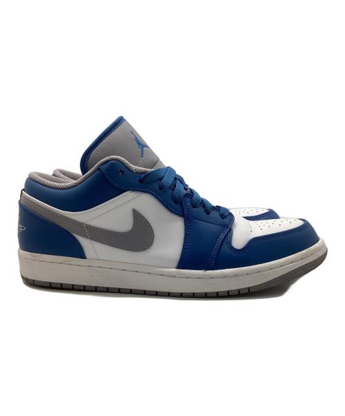 NIKE（ナイキ）NIKE (ナイキ) AIR JORDAN 1 LOW True Blue ネイビー×ホワイト サイズ:27.5の古着・服飾アイテム