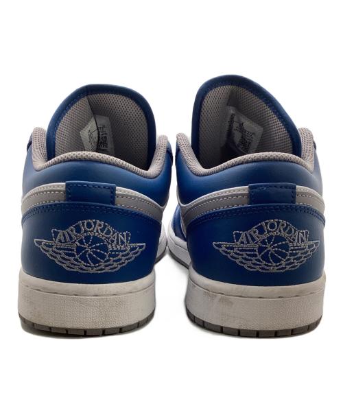 NIKE（ナイキ）NIKE (ナイキ) AIR JORDAN 1 LOW True Blue ネイビー×ホワイト サイズ:27.5の古着・服飾アイテム