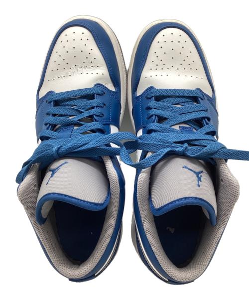 NIKE（ナイキ）NIKE (ナイキ) AIR JORDAN 1 LOW True Blue ネイビー×ホワイト サイズ:27.5の古着・服飾アイテム