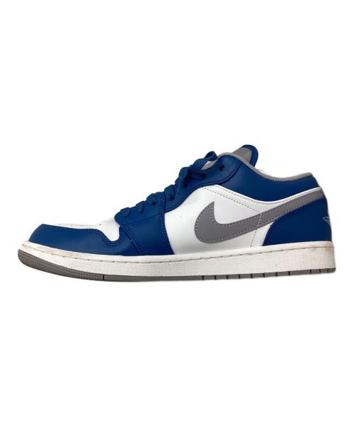 NIKE（ナイキ）NIKE (ナイキ) AIR JORDAN 1 LOW True Blue ネイビー×ホワイト サイズ:27.5の古着・服飾アイテム