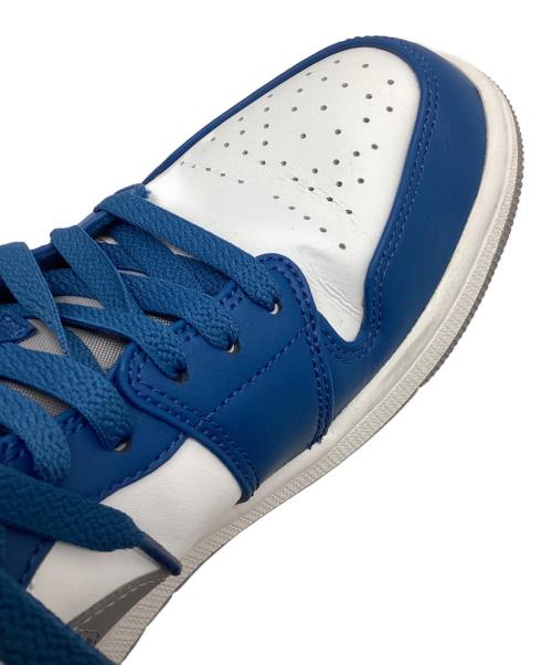 NIKE（ナイキ）NIKE (ナイキ) AIR JORDAN 1 LOW True Blue ネイビー×ホワイト サイズ:27.5の古着・服飾アイテム